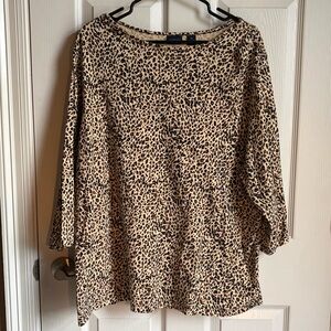 WESTBOUND Leopard Print Top